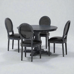 Round Solid Wood Dining Table