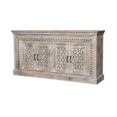 Solid Wooden Hand Carved Sideboard