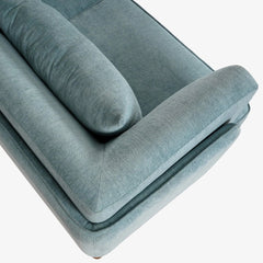 Modern 3 Seater Sofa Blue