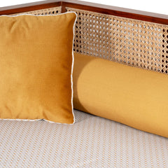 Wooden Cane Sofa for Home