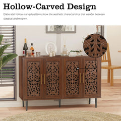 Storage Cabinet with 4 Doors Buffet Sideboard