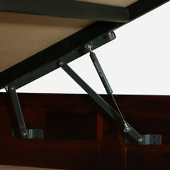 Sheesham Wood Queen Size Bed With Hydraulic Storage
