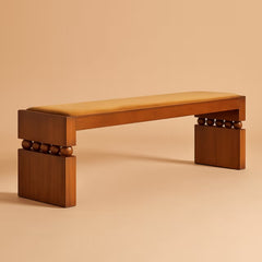 Modern Honey Finish Bench