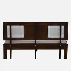Solid Wood Queen Size Bed Without Storage