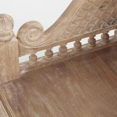 Hand Carved Wooden Sofa_Daybed