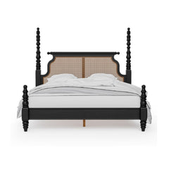 Poster Bed with Cane Headboard