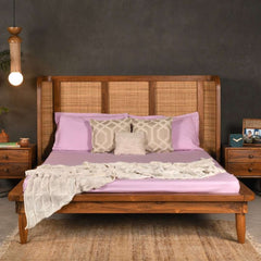 Mango Wooden Cane Bed