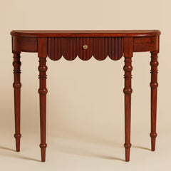 Tatvaacasa Modern Brown Console Table