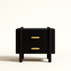 Tatvaacasa Modern Brown Bedside Table