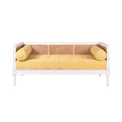 Modern Wooden Cane Sofa Couch