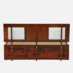 Sheesham Wood Queen Size Bed With Box Storage