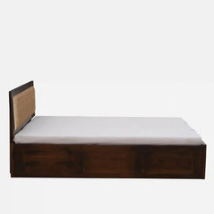Solid Sheesham Wood King Size Bed With Hydraulic Storage