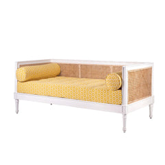 Modern Wooden Cane Sofa Couch