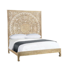 Solid Wood Low Profile Standard Bed