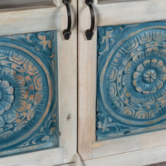Hand Carved Mango Wood Sideboard