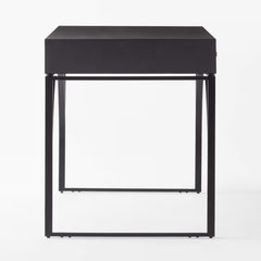Tatvaacasa 3-Drawer Black Mango Console Table