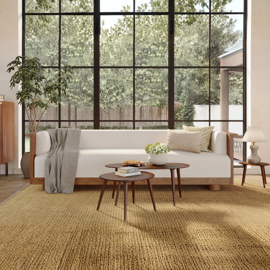Wooden 3 Seater Sofa