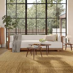 Wooden 3 Seater Sofa