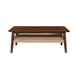 Mango Wooden Jute Coffee Table