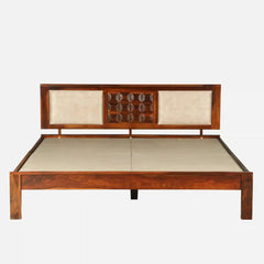 Sheesham Wood King Size Bed Without Storage