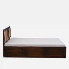 Sheesham Wood Queen Size Bed With Box Storage