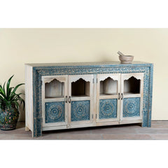 Hand Carved Mango Wood Sideboard