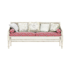 Solid Wood Traditional Hand carved 3-seater