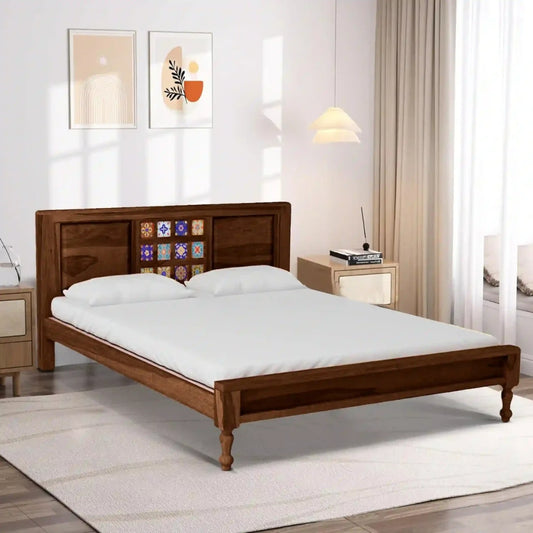 Contemporary Sheesham Wood Beds