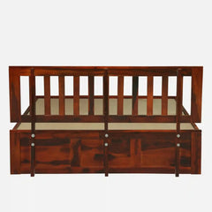 Sheesham Wood QueenSize Bed With Box Storage