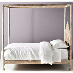 Shahi Mughal Wooden Canopy Bed | Hand Carved