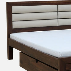 Indian Sheesham Wood Storage Beds with Drawer