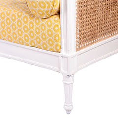 Modern Wooden Cane Sofa Couch
