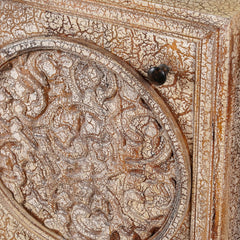 Hand-Carved Mango Wood Bedside Tables