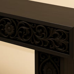 Tatvaacasa Modern Black Console Table