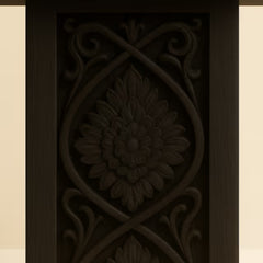 Tatvaacasa Modern Black Console Table