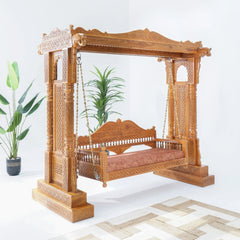 Mango Wood Heavy Carving Swing
