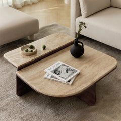 Tatvaacasa Natural Stone Coffee Table