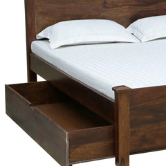 Solid Sheesham Wood Storage Beds