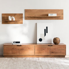 Wooden TV Cabinet (Solid Wood)