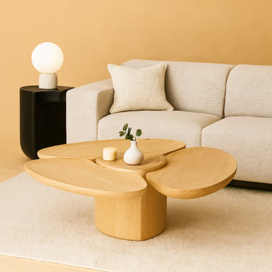 Modern Wooden Natural Coffee Table