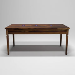 Tatvaacasa Solid Sheesham Wood Dining Table with Classic Border Design