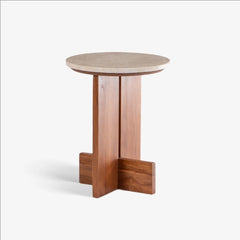 Marble Side Table for Living Room