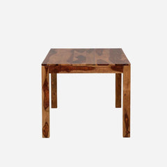 Sheesham Wood 6 Seater Dining Table in Rustic Teak Finish