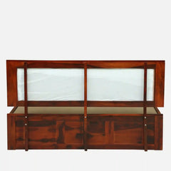 Solid Wood Queen Size Bed With Box Storage