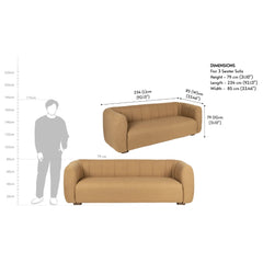 Modern 3 Seater Sofa