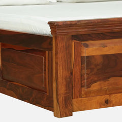 Solid Sheesham Wood Storage Beds