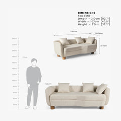 Modern 3 Seater Sofa