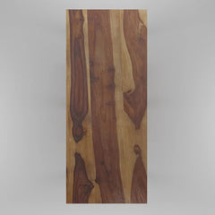 Tatvaacasa Modern Rustic Finished Solid Wood Handmade Dining Table