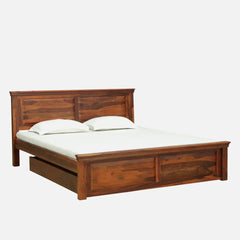 Solid Wood Storage Beds With Drawer