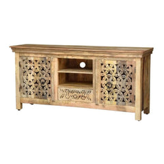 HandCarving 2 Door TV Cabinet